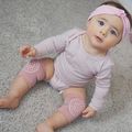 Baby / Toddler Crawling Socks Kneecap Light Pink image 2