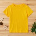 Baby / Toddler Casual Solid Tee Yellow image 1