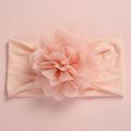 Solid Flower Decor Headband for Girls Rose Gold image 1