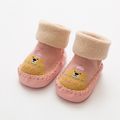 Baby Adorable Animal Antiskid Floor Socks  Pink