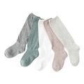 Baby / Toddler Solid Middle Socks  White image 4