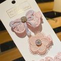 5-pack Pretty Hairpins for Girls Light Pink