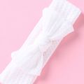 Baby / Toddler Girl Solid Knitted Bowknot Headband White image 2