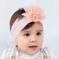 Solid Flower Decor Headband for Girls Rose Gold image 2