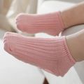 Baby / Toddler Solid Knitted Socks Pink
