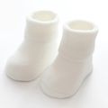 bambino / bambino inverno i calzini solidi Bianco image 2