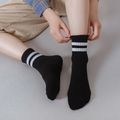 3-pairs Toddler / Kid Plain Striped Socks Multi-color