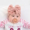 2-pack Solid Bow Warm Plush Headband for Girls Pink image 2