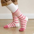 5-pairs Baby / Toddler Cartoon Bunny Pattern Crew Socks Set Pink image 4