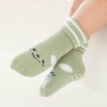 3-pairs Baby Cartoon Non-slip Cuffed Socks Multi-color image 5