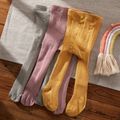 Baby / Toddler Plain Ribbed Tights Pantyhose White image 2