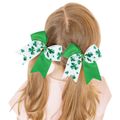 4-pack St. Patrick's Day Hair Ties for Girls (Random Printing Position) Multi-color image 2