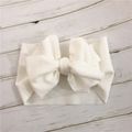 Solid Bowknot Headband for Girls White image 1