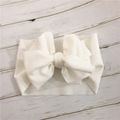 Solid Bowknot Headband for Girls White image 2