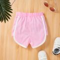 Toddler Girl Butterfly Print Shorts Pink image 2