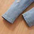 Toddler Girl/Boy 100% Cotton Ripped Jeans Denim Pants Blue