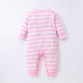 PAW Patrol Little Boy/Girl Striped Long-sleeve Graphic Jumpsuit Light Pink image 2