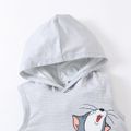 Tom and Jerry 2-piece Toddler Boy Hooded Tee and Shorts Set Grey