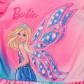 Barbie Toddler Girl Tie Dyed Long Puff-sleeve Pink Dress Pink image 2