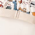 1 pezzo Neonato Ragazzo Con cappuccio Dinosauro Infantile Manica lunga Cappotto/Giacca Bianco image 5