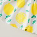 1pc Baby Girl Plaid&Lemon&Fruit Sweet Dress White image 5