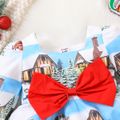 Natal Bebé Menina Saia de várias camadas Bonito Manga comprida Disfarces/vestido e fatos formais hs image 3