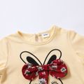 Baby / Toddler Faux-two Bunny Print Floral Dresses Red image 5
