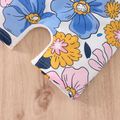 Baby Girl Allover Floral Print Short-sleeve Romper White