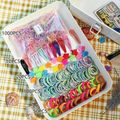 1180-pack Multi-Style Hair Ties and Hair Clips Hair Accessory Sets for Girls Color-A image 1