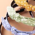 5-pack Polka Dots Bowknot Headband Hair Hoop for Girls Multi-color image 4