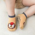 2-pairs Baby Cartoon Animal Pattern Socks Dark Green image 4