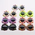 Toddler / Kid Heart Decor Floral Frame Glasses (With Glasses Case) Black image 5