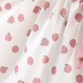 2-piece Toddler Girls Fruit Print Bow Top and Shorts Set Pink