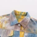 Baby / Toddler Trendy Tie-dye Denim Coats & Jackets Multi-color