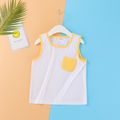 Baby/Toddler Color Contrast Pocket Vest Yellow