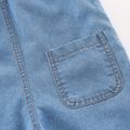 Toddler Girl Ruffled Denim Suspender Overalls Blue image 5