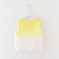 Baby / Toddler Casual Solid Tie Dye Camisole Top Yellow