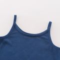 Baby / Toddler Girl Casual Solid Crop Camisole Top Royal Blue