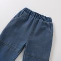 Baby Boy/Girl 95% Cotton Denim Elasticized Waist Pants Jeans Blue