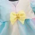 Toddler Girl Rainbow Bow Stunning Dress Multi-color image 5