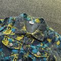 Toddler Boy/Girl Trendy 100% Cotton Painting Print Lapel Collar Denim Jacket Multi-color image 5