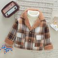 Toddler Boy Trendy Plaid Fleece Lined Coat MultiColour image 1