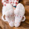Women Strawberry Print Tube Socks White