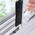 Universal Window Cleaner Tool Window Groove Gap Cleaning Brush Hand-held Window Track Cleaning Brush Wipe Easily Light Grey