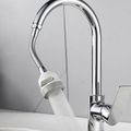 Faucet Bubbler Splash Head Filter Kitchen Movable Booster Three Gear Adjustable Tap Water-Saving Device Nozzle Light Grey image 5