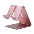 Cell Phone Stand Metal Thick Case Friendly Phone Holder Stand Desk Accessories Rose Gold image 1