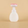 Dispenser di sapone schiumogeno a forma di fiore da 300 ml flacone a pompa ricaricabile per gel doccia sapone liquido per le mani detergente per il viso forniture per il bagno Rosa image 1