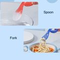 2-pack Color Changing Toddler Forks & Spoons Innovative Temperature Sensing and Discoloration Red image 5