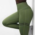 Color Block Normal leggings Green