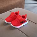 Baby / Toddler Lightning Print LED Sport Shoes Red